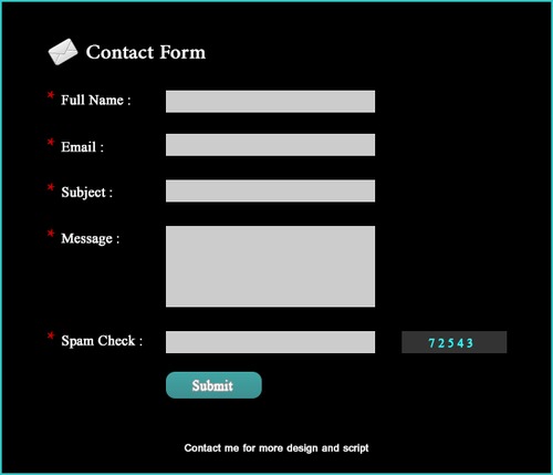 Product picture Contact us PSD template - my design